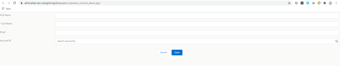 Lightning Web Component using lightning-record-form. – Akhil Kulkarni
